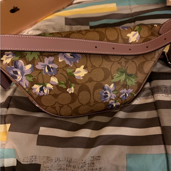 Coach Leather Belt Bag Signature Floral - Picture 2 of 5